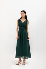 HIMA V NECK MAXI DRESS