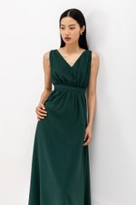 HIMA V NECK MAXI DRESS