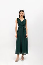 HIMA V NECK MAXI DRESS