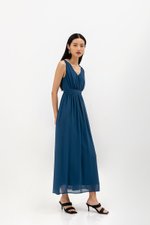 HIMA V NECK MAXI DRESS