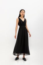 HIMA V NECK MAXI DRESS