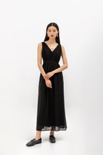 HIMA V NECK MAXI DRESS