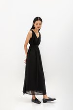HIMA V NECK MAXI DRESS