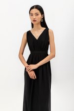 HIMA V NECK MAXI DRESS