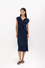 JASMIN COLLARED KNIT DRESS