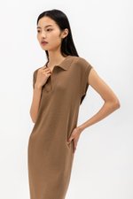JASMIN COLLARED KNIT DRESS