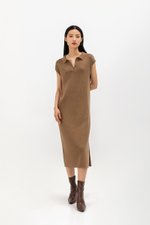 JASMIN COLLARED KNIT DRESS