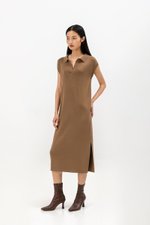 JASMIN COLLARED KNIT DRESS