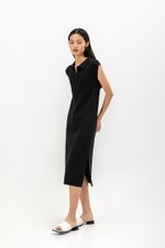 JASMIN COLLARED KNIT DRESS