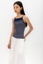 CARLOTTA STRIPED KNIT TOP