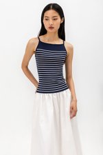 CARLOTTA STRIPED KNIT TOP