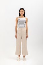 CARLOTTA STRIPED KNIT TOP