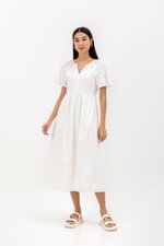 JANICA NOTCHED COLLAR DRESS