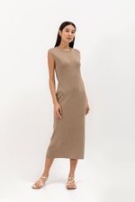 HAROLIN BACK KEYHOLE KNIT DRESS