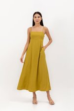 AMBRE LINEN MAXI DRESS