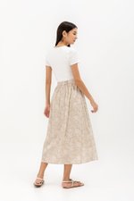SYLVANI PRINTED FLARE SKIRT
