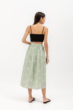 SYLVANI PRINTED FLARE SKIRT
