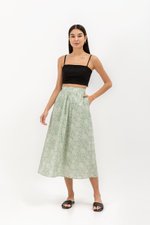 SYLVANI PRINTED FLARE SKIRT