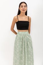 SYLVANI PRINTED FLARE SKIRT