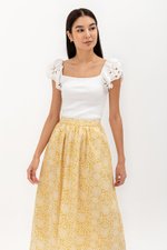 SYLVANI PRINTED FLARE SKIRT
