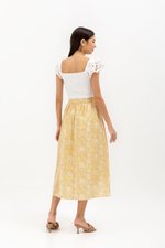 SYLVANI PRINTED FLARE SKIRT