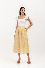 SYLVANI PRINTED FLARE SKIRT