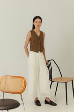 HENRY LINEN ELASTIC PANTS