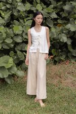 DWYN REVERSIBLE RIBBON TIE TOP