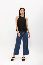 DWYN REVERSIBLE RIBBON TIE TOP