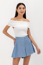 STEFFY TENCEL FLARE SHORTS STEFFY TENCEL FLARE SHORTS