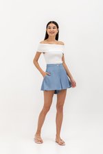 STEFFY TENCEL FLARE SHORTS STEFFY TENCEL FLARE SHORTS