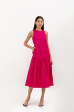 ERMINA FRONT ZIP MAXI DRESS
