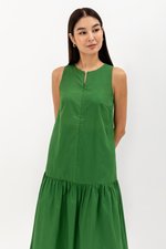 ERMINA FRONT ZIP MAXI DRESS