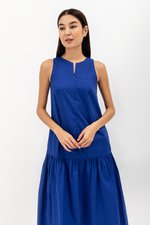 ERMINA FRONT ZIP MAXI DRESS