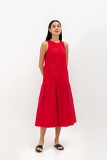 ERMINA FRONT ZIP MAXI DRESS