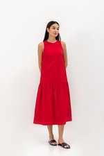 ERMINA FRONT ZIP MAXI DRESS