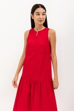 ERMINA FRONT ZIP MAXI DRESS