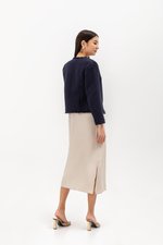 ISEUL RAW HEM TWEED BLAZER