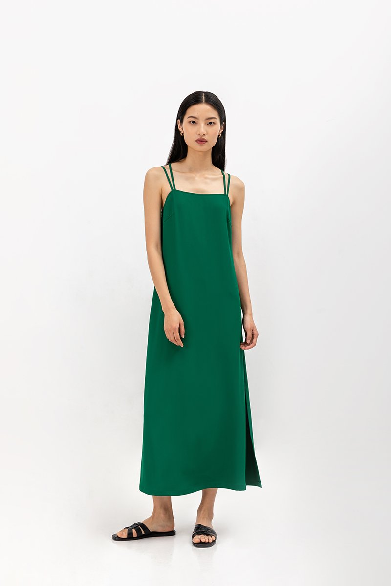 CATHY STRAPPY BACK MAXI DRESS