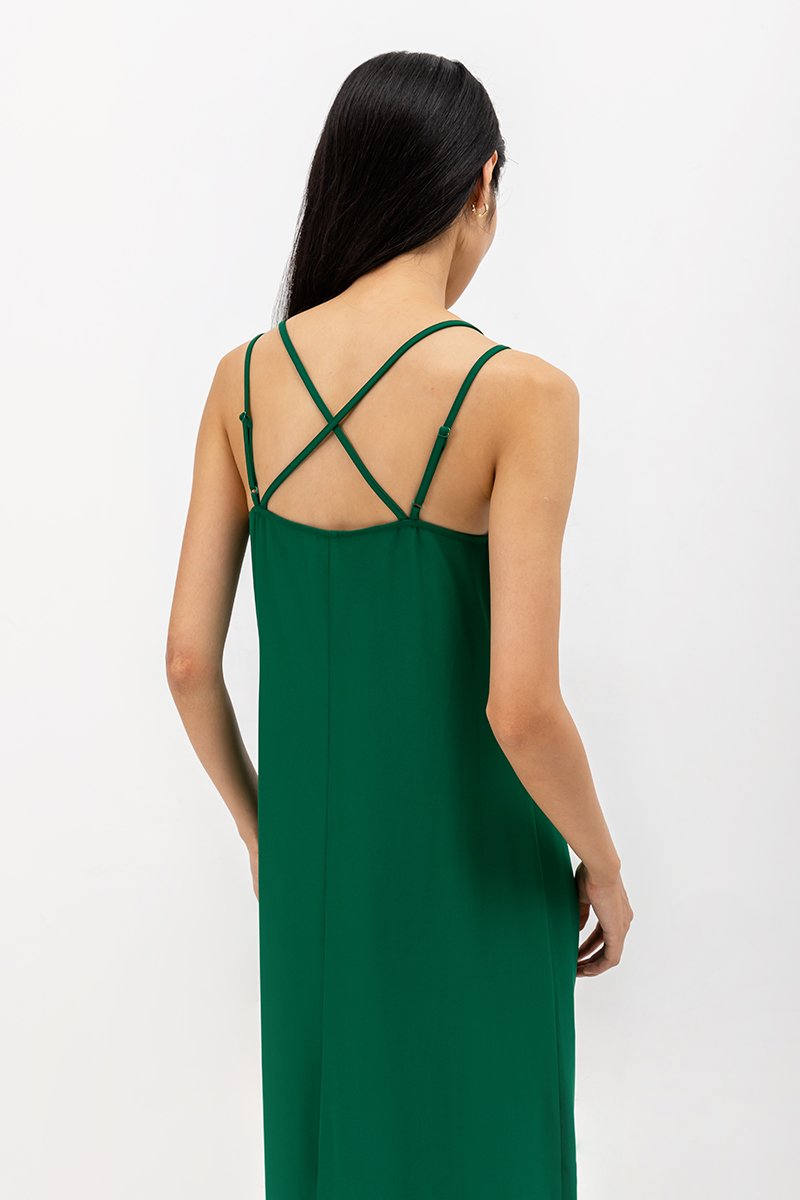 CATHY STRAPPY BACK MAXI DRESS