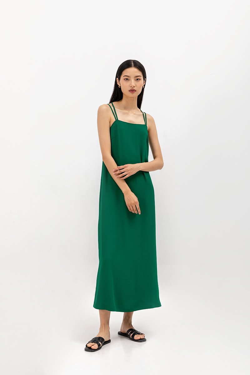 CATHY STRAPPY BACK MAXI DRESS