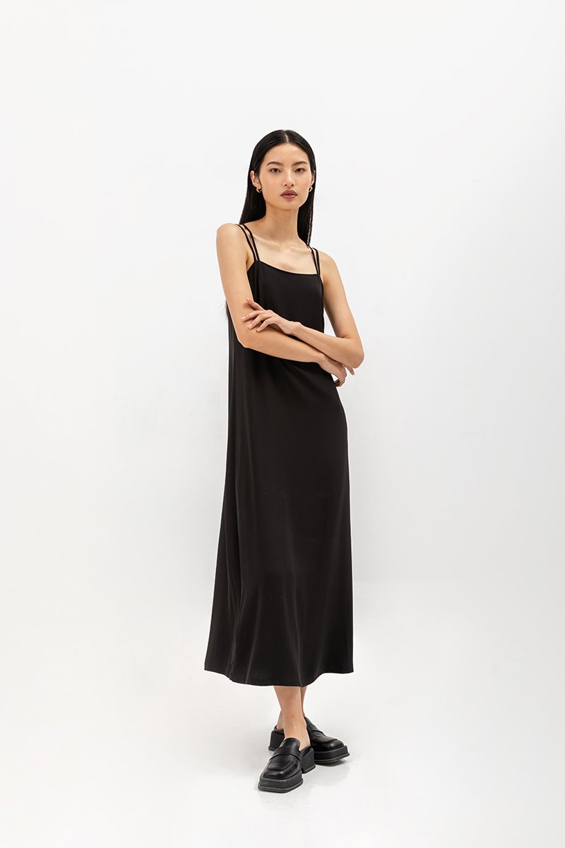 CATHY STRAPPY BACK MAXI DRESS