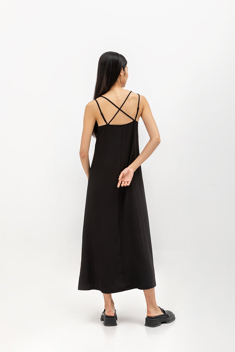 CATHY STRAPPY BACK MAXI DRESS