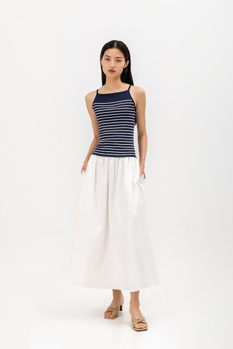 CARLOTTA STRIPED KNIT TOP