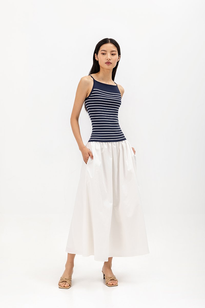 CARLOTTA STRIPED KNIT TOP