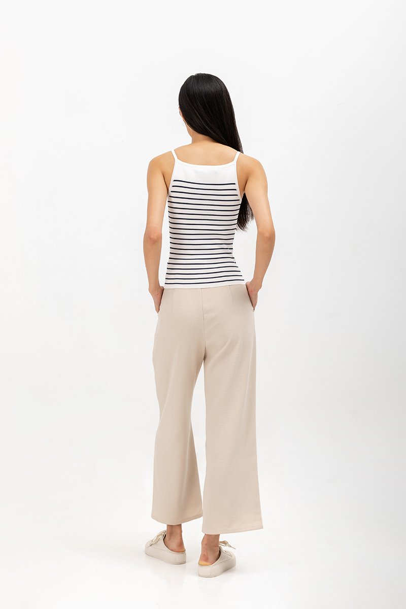 CARLOTTA STRIPED KNIT TOP