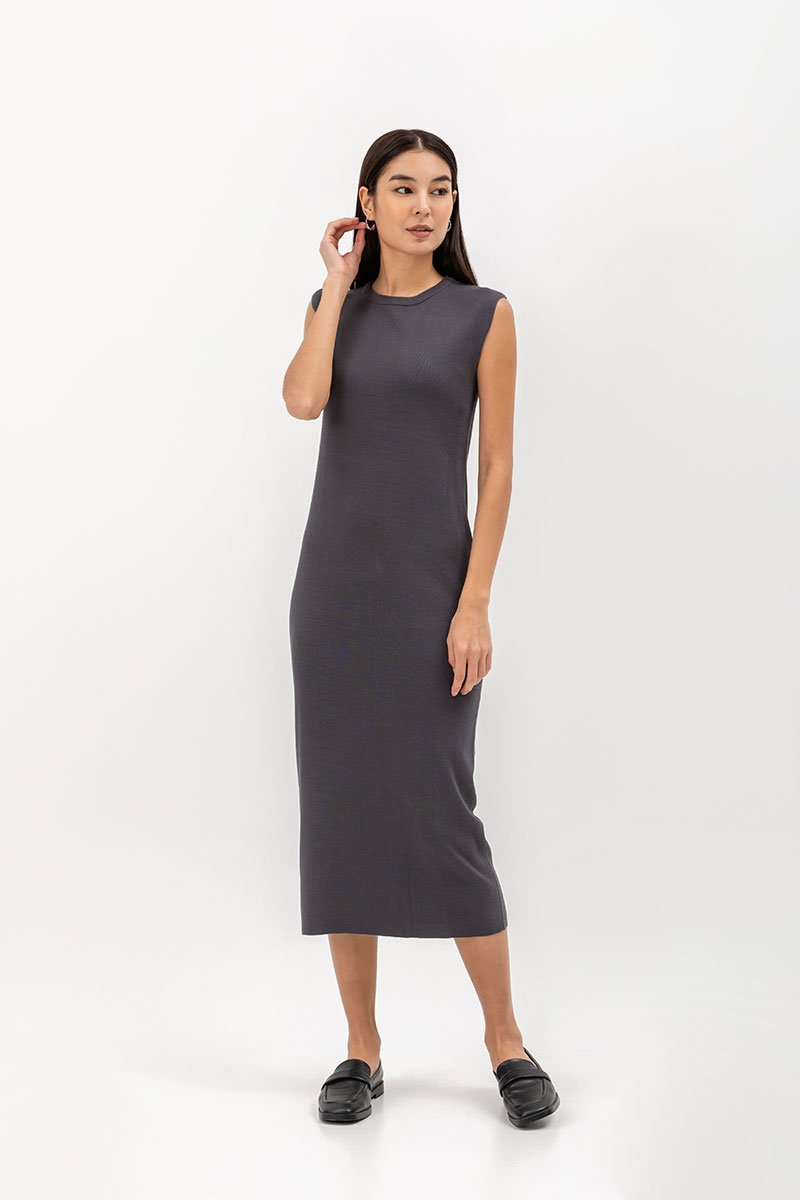 HAROLIN BACK KEYHOLE KNIT DRESS