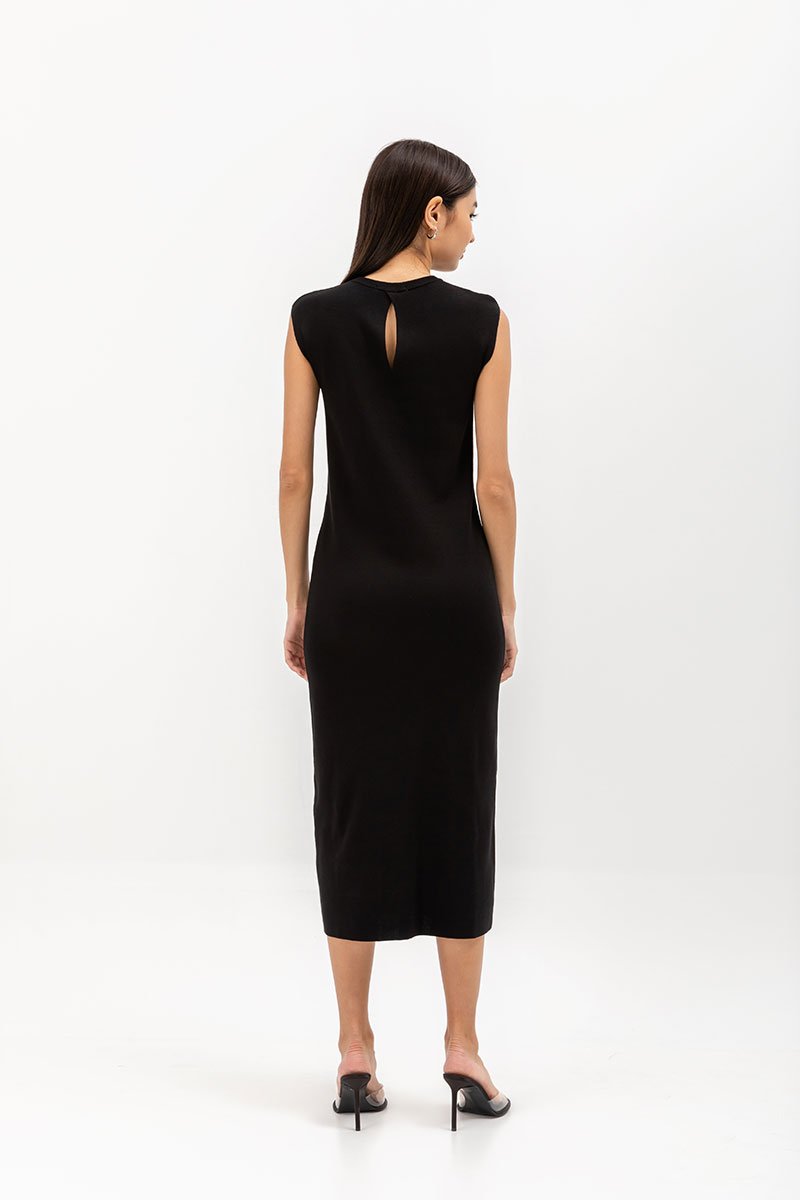 HAROLIN BACK KEYHOLE KNIT DRESS