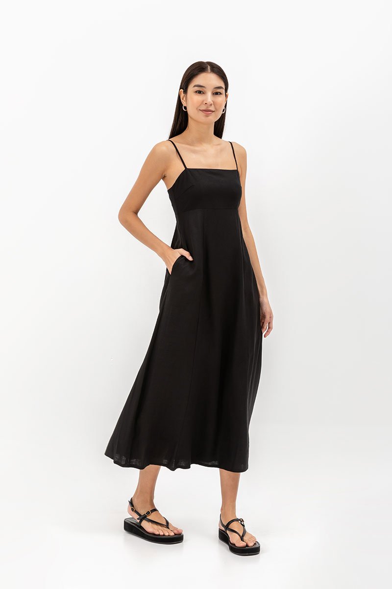 AMBRE LINEN MAXI DRESS