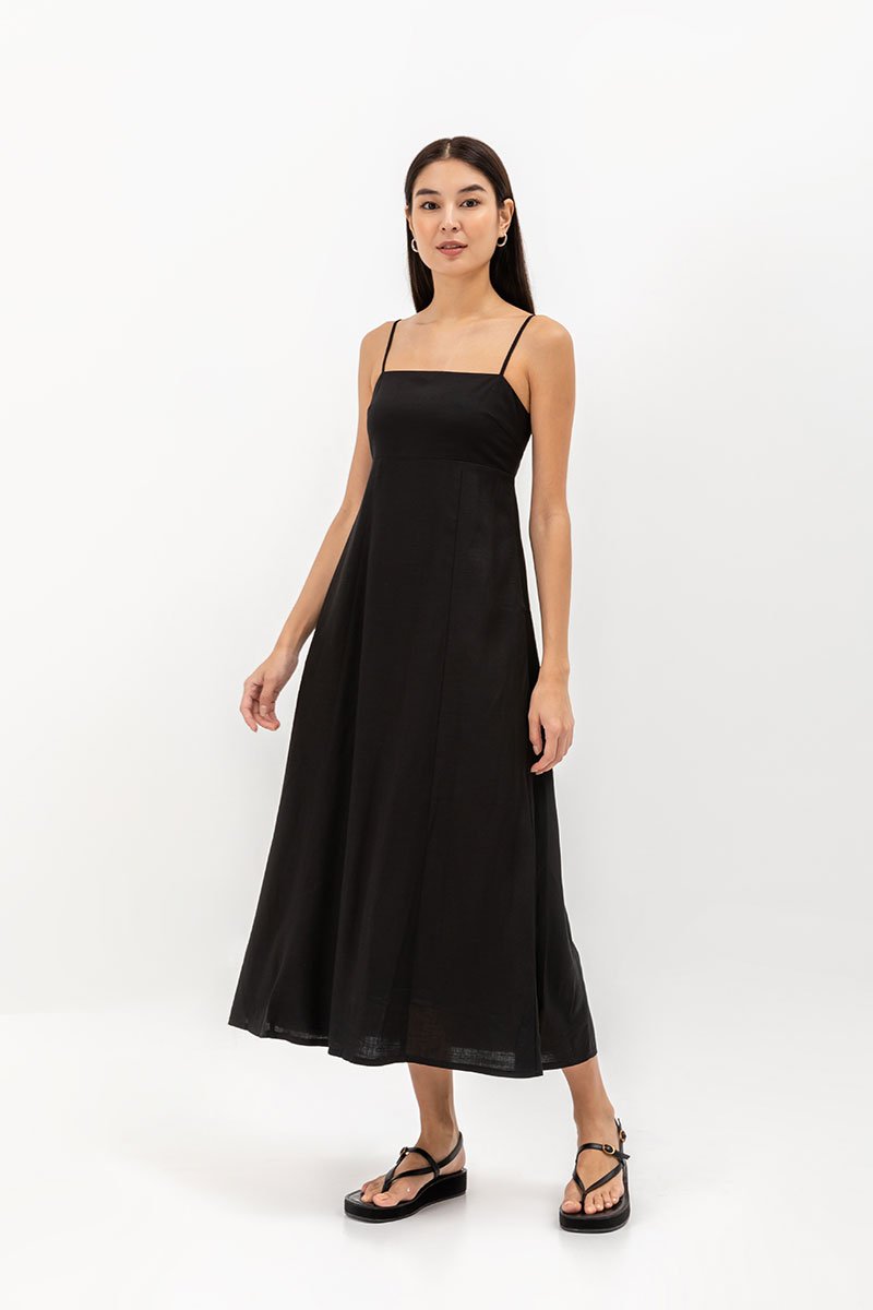 AMBRE LINEN MAXI DRESS